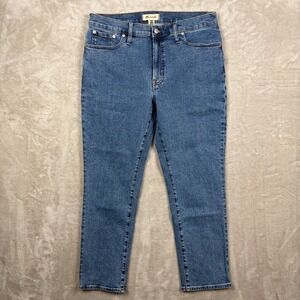 Madewell Jeans Womens Size 30 Mid Rise Perfect Vintage Medium Wash Blue Ankle